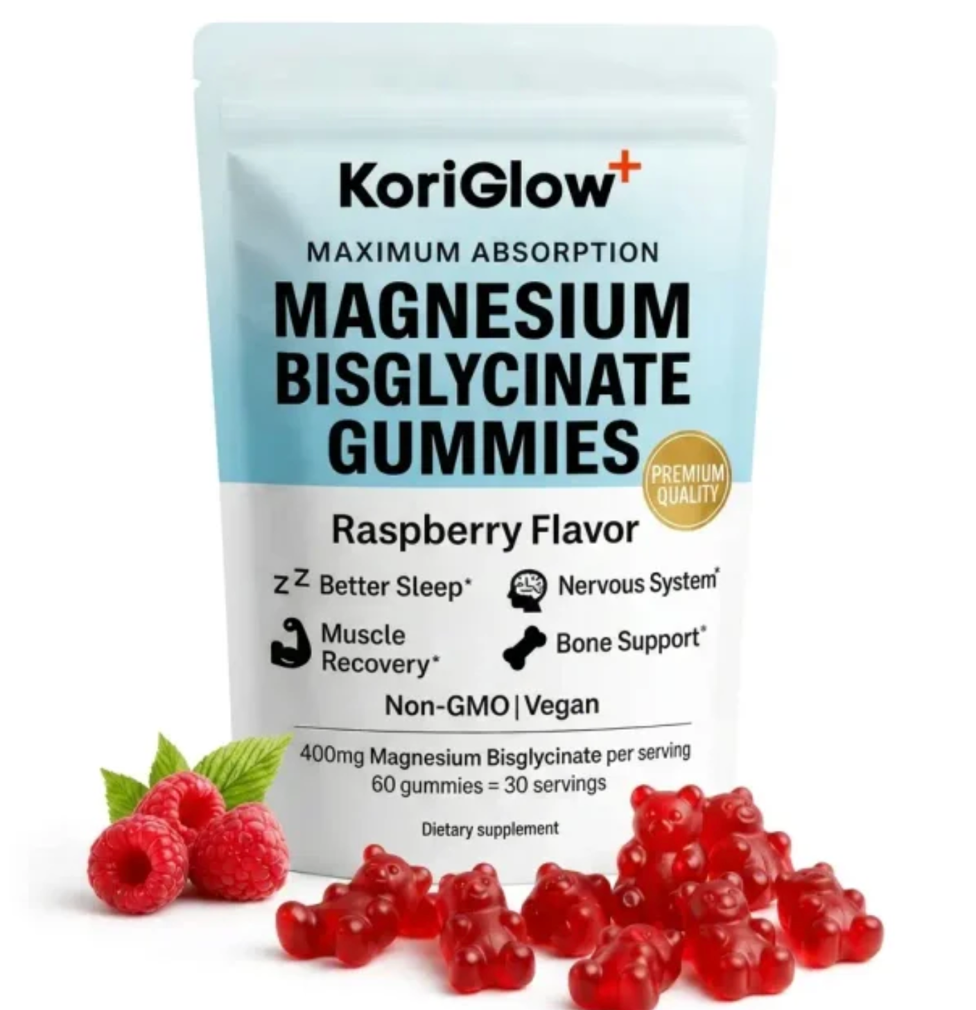 KoriGlow™ Magnesium Bisglycinate Gummies