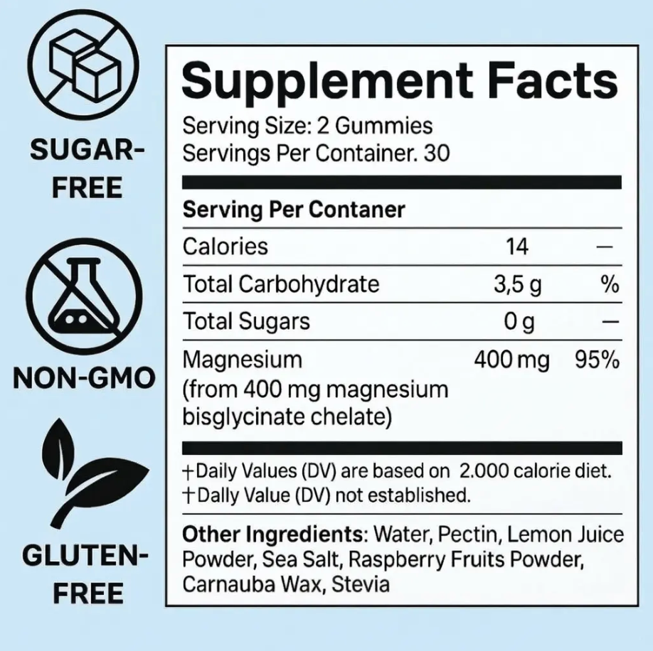 KoriGlow™ Magnesium Bisglycinate Gummies